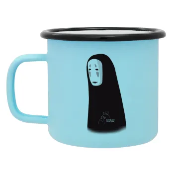 Spirited Away No Face, Κούπα Μεταλλική εμαγιέ ΜΑΤ σιέλ 360ml