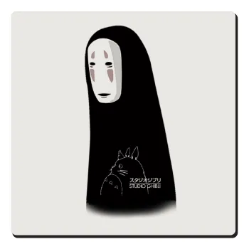 Spirited Away No Face, Τετράγωνο μαγνητάκι ξύλινο 6x6cm