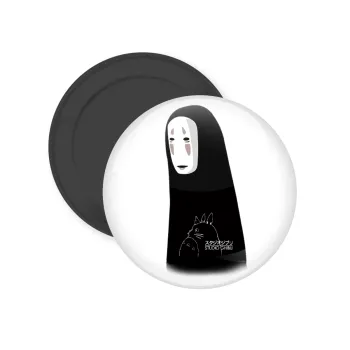 Spirited Away No Face, Μαγνητάκι ψυγείου στρογγυλό διάστασης 5cm