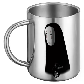 Spirited Away No Face, Ανοξείδωτη Μεταλλική Κούπα 450ml - Διπλού Τοιχώματος