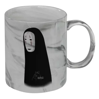 Spirited Away No Face, Mug ceramic marble style, 330ml