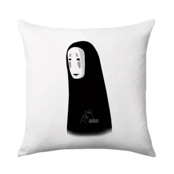 Spirited Away No Face, Μαξιλάρι καναπέ 40x40cm περιέχεται το  γέμισμα