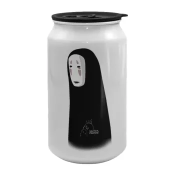 Spirited Away No Face, Κούπα ταξιδιού μεταλλική με καπάκι (tin-can) 500ml