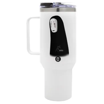 Spirited Away No Face, Mega Stainless steel Tumbler with lid, double wall 1,2L