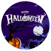 Happy Halloween cemetery, Mousepad Round 20cm