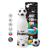 Soccer Metal mug thermos, double wall, 550ml