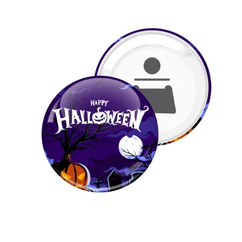 Happy Halloween cemetery, Μαγνητάκι και ανοιχτήρι μπύρας στρογγυλό διάστασης 5,9cm