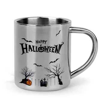 Happy Halloween cemetery, Κούπα Ανοξείδωτη διπλού τοιχώματος 300ml