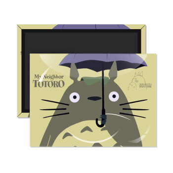 Totoro from My Neighbor Totoro, Ορθογώνιο μαγνητάκι ψυγείου διάστασης 9x6cm