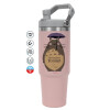 Pink color, 890ml (30oz) stainless Steel Tumbler with Handle