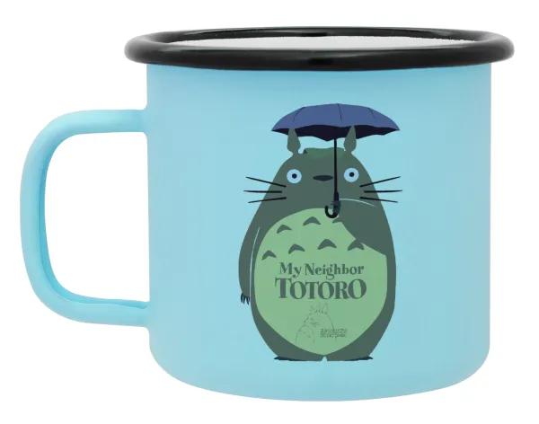 Totoro from My Neighbor Totoro — Κούπα Μεταλλική εμαγιέ ΜΑΤ σιέλ 360ml