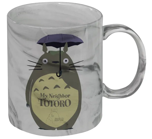 Totoro from My Neighbor Totoro — Κούπα κεραμική, marble style (μάρμαρο), 330ml