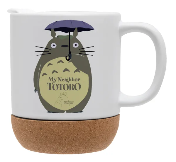 Totoro from My Neighbor Totoro — Κούπα, κεραμική με βάση φελού και καπάκι (ΜΑΤ), 330ml