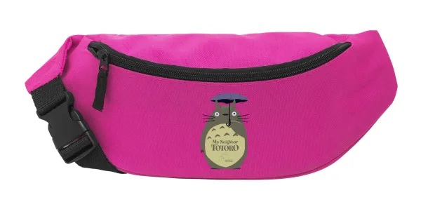 Totoro from My Neighbor Totoro — Unisex waist bag (banana) in PINK color with 2 pockets