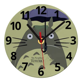 Totoro from My Neighbor Totoro, Ρολόι τοίχου γυάλινο (20cm)