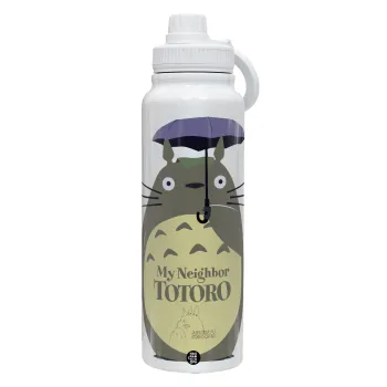 Totoro from My Neighbor Totoro, Θερμός 1L Ανοξείδωτο με Βάση Κινητού & Διπλά Τοιχώματα