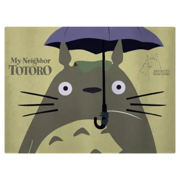 Totoro from My Neighbor Totoro, Επιφάνεια κοπής γυάλινη (38x28cm)