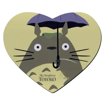 Totoro from My Neighbor Totoro, Mousepad heart 23x20cm