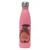 Μεταλλικό παγούρι θερμός Ροζ Ματ (Stainless steel), διπλού τοιχώματος, 500ml