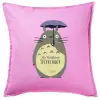 Sofa cushion Pink 50x50cm includes filling