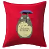 Sofa cushion RED 50x50cm includes filling