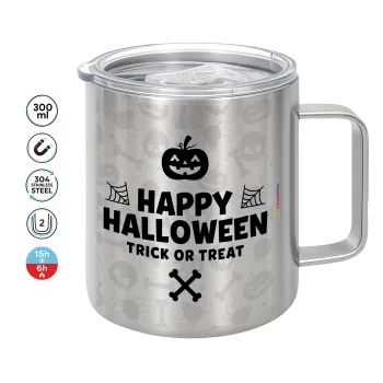 Happy Halloween pumpkin, Mug Stainless steel double wall 300ml