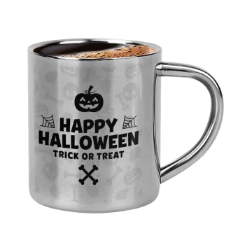 Happy Halloween pumpkin, Κουπάκι μεταλλικό διπλού τοιχώματος για espresso (220ml)
