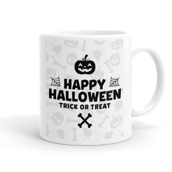 Happy Halloween pumpkin, Ceramic coffee mug, 330ml