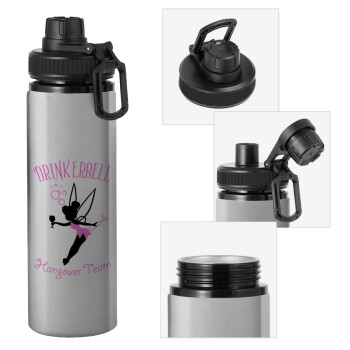 Drinkerbell bachellor, Metallic water bottle with safety cap, 850ml aluminum