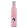 Metal mug thermos Pink Iridiscent (Stainless steel), double wall, 500ml