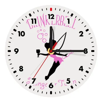 Drinkerbell bachellor, Ρολόι τοίχου ξύλινο (20cm)