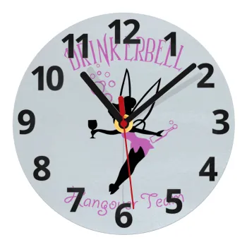 Drinkerbell bachellor, Ρολόι τοίχου γυάλινο (20cm)