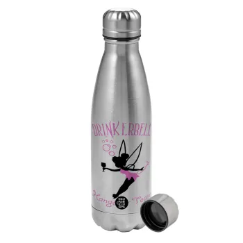 Drinkerbell bachellor, Metallic water bottle, stainless steel, 750ml