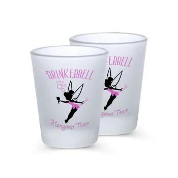 Drinkerbell bachellor, Σφηνοπότηρα γυάλινα 45ml του πάγου (2 τεμάχια)