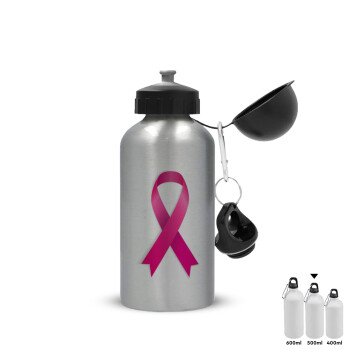 World cancer day, Metallic water jug, Silver, aluminum 500ml
