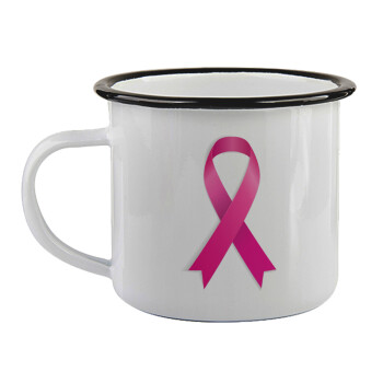  Παγκόσμια Ημέρα κατά του Καρκίνου, Κούπα εμαγιέ με μαύρο χείλος 360ml