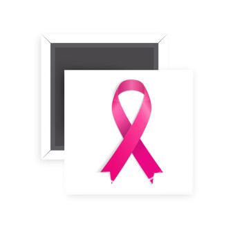  Παγκόσμια Ημέρα κατά του Καρκίνου, Μαγνητάκι ψυγείου τετράγωνο διάστασης 5x5cm