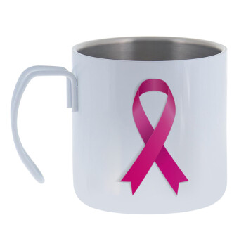 World cancer day, Mug Stainless steel double wall 400ml