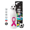 Soccer Metal mug thermos, double wall, 550ml
