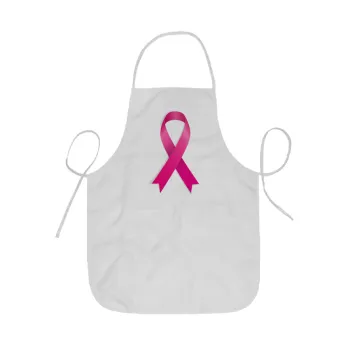  Παγκόσμια Ημέρα κατά του Καρκίνου, Ποδιά Σεφ ολόσωμη κοντή  Παιδική (44x62cm)