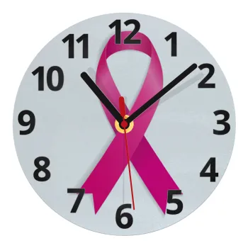  Παγκόσμια Ημέρα κατά του Καρκίνου, Ρολόι τοίχου γυάλινο (20cm)