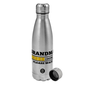 Grandma Loading, Metallic water bottle, stainless steel, 750ml