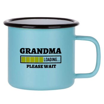 Grandma Loading, Κούπα Μεταλλική εμαγιέ ΜΑΤ σιέλ 360ml