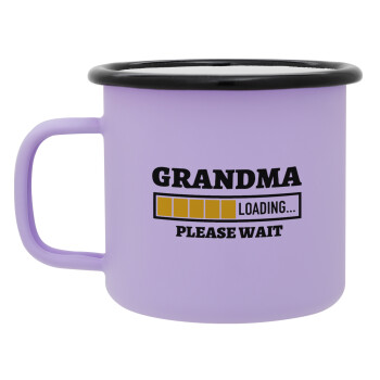 Grandma Loading, Κούπα Μεταλλική εμαγιέ ΜΑΤ Light Pastel Purple 360ml