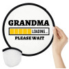 Grandma Loading, Βεντάλια υφασμάτινη αναδιπλούμενη με θήκη (20cm)