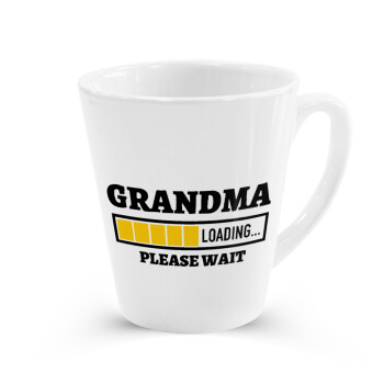 Grandma Loading, Κούπα Latte Λευκή, κεραμική, 300ml