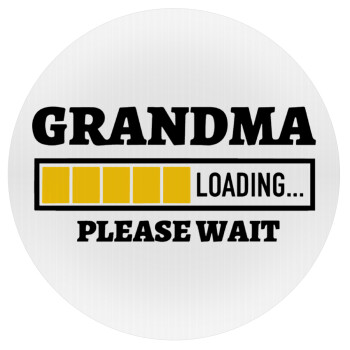Grandma Loading, Mousepad Στρογγυλό 20cm