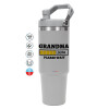 GREY Travel Tumbler with Handle 890ml