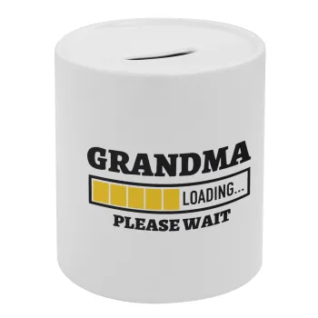 Grandma Loading, Κουμπαράς πορσελάνης με τάπα