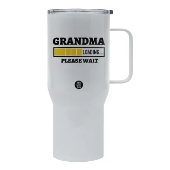 Grandma Loading, Tumbler με καπάκι, διπλού τοιχώματος (θερμό) 750L
